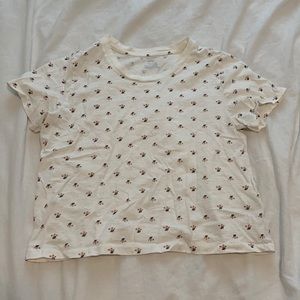 Aerie Cropped Cottagecore Top, Size Small.